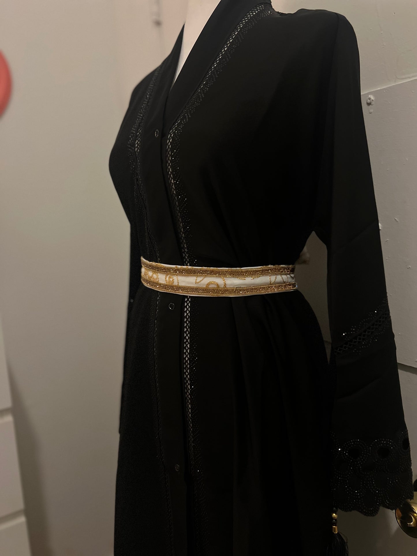 Lace front Abaya