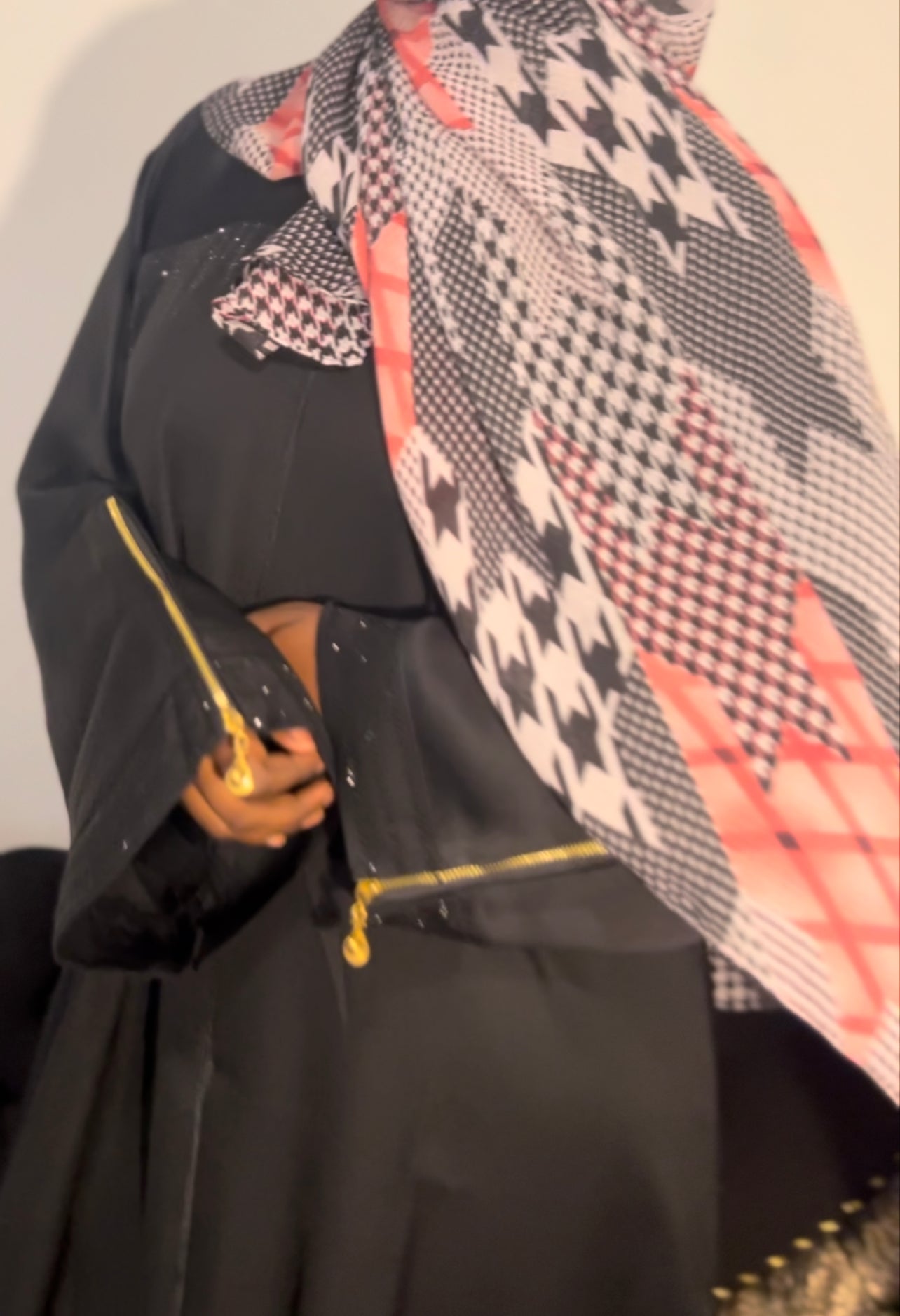 Silky Black Abaya