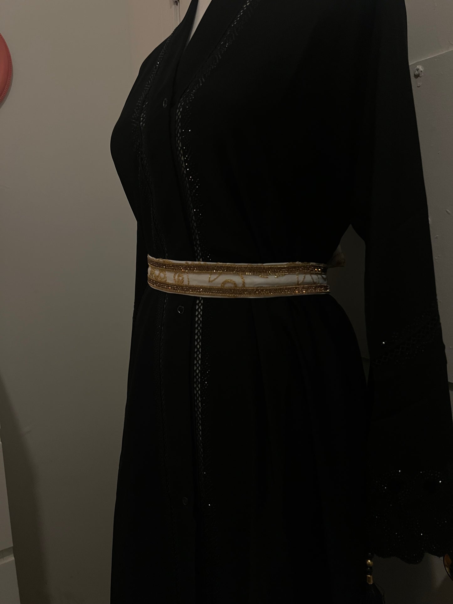 Lace front Abaya