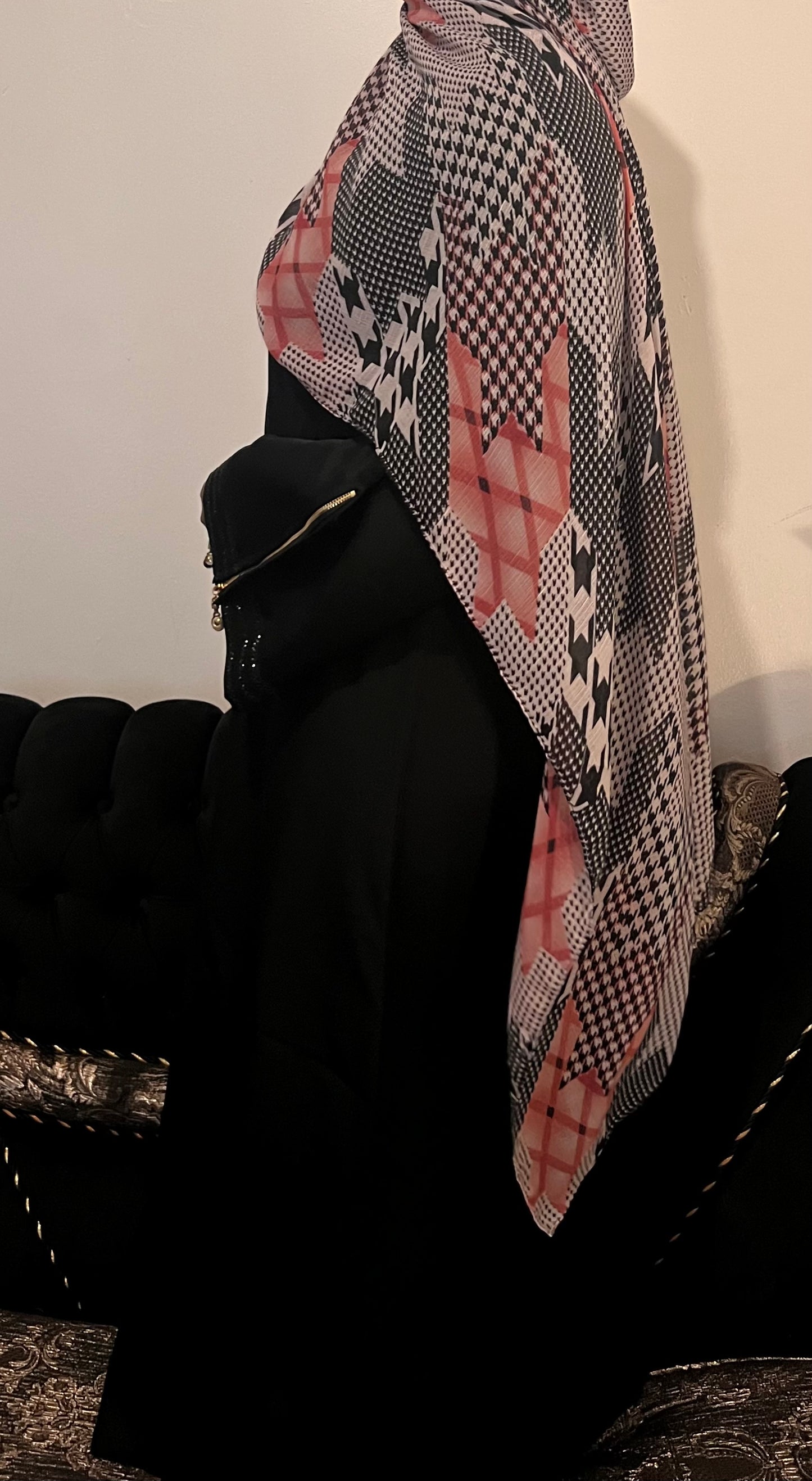 Silky Black Abaya